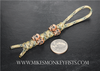 275 Paracord Knife Lanyard With 3 Beads